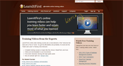 Desktop Screenshot of learnitfirst.com
